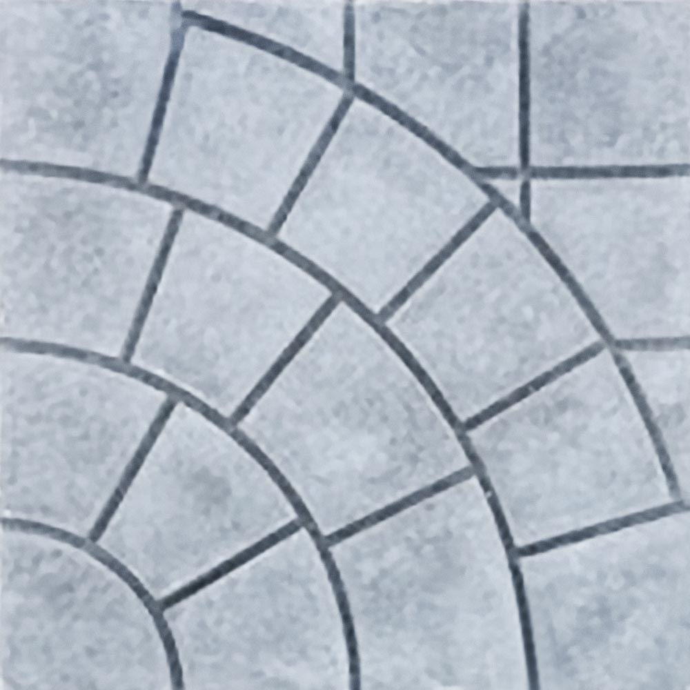Betonghelle Radius 2 30 × 30 cm – grå
